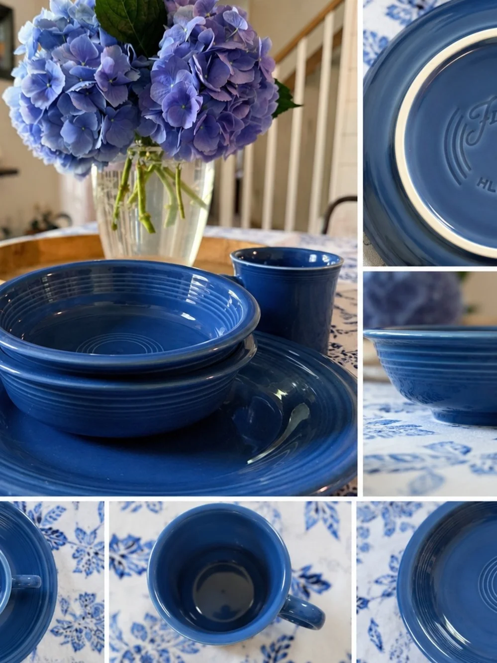 Retired Fiesta Ware- Lapis Color-